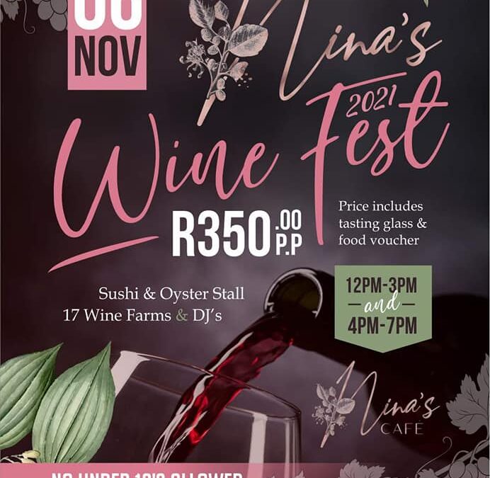 Nina’s Wine Festival at Nina’s Cafe