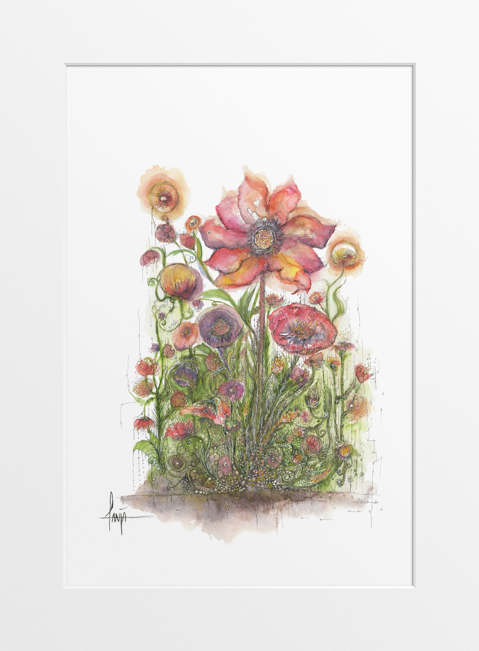 Original - Wild Grace Bloom Series - "Whispering Petals"