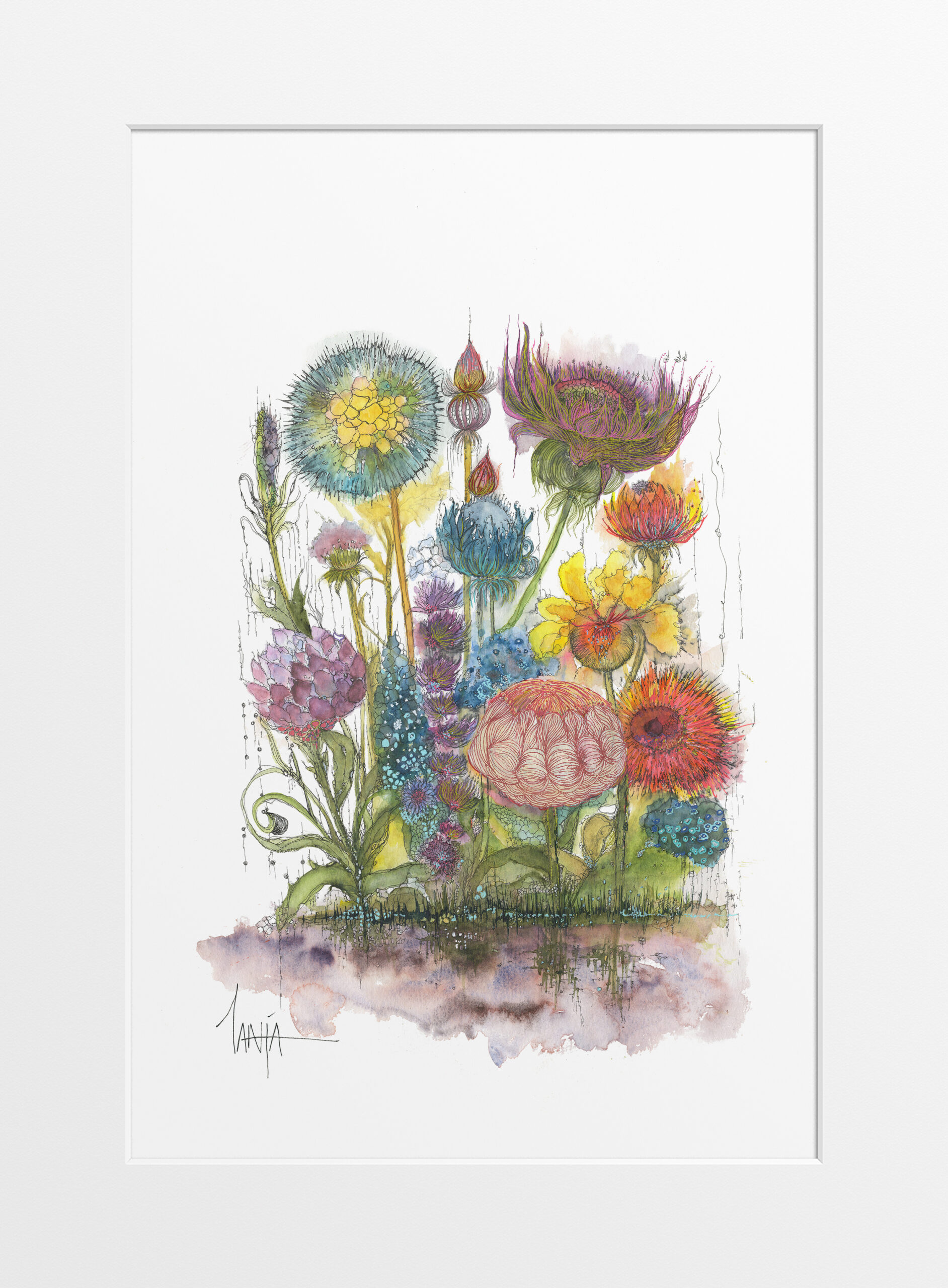 Original - Wild Grace Bloom Series - "Whispers of the Wild Bloom"