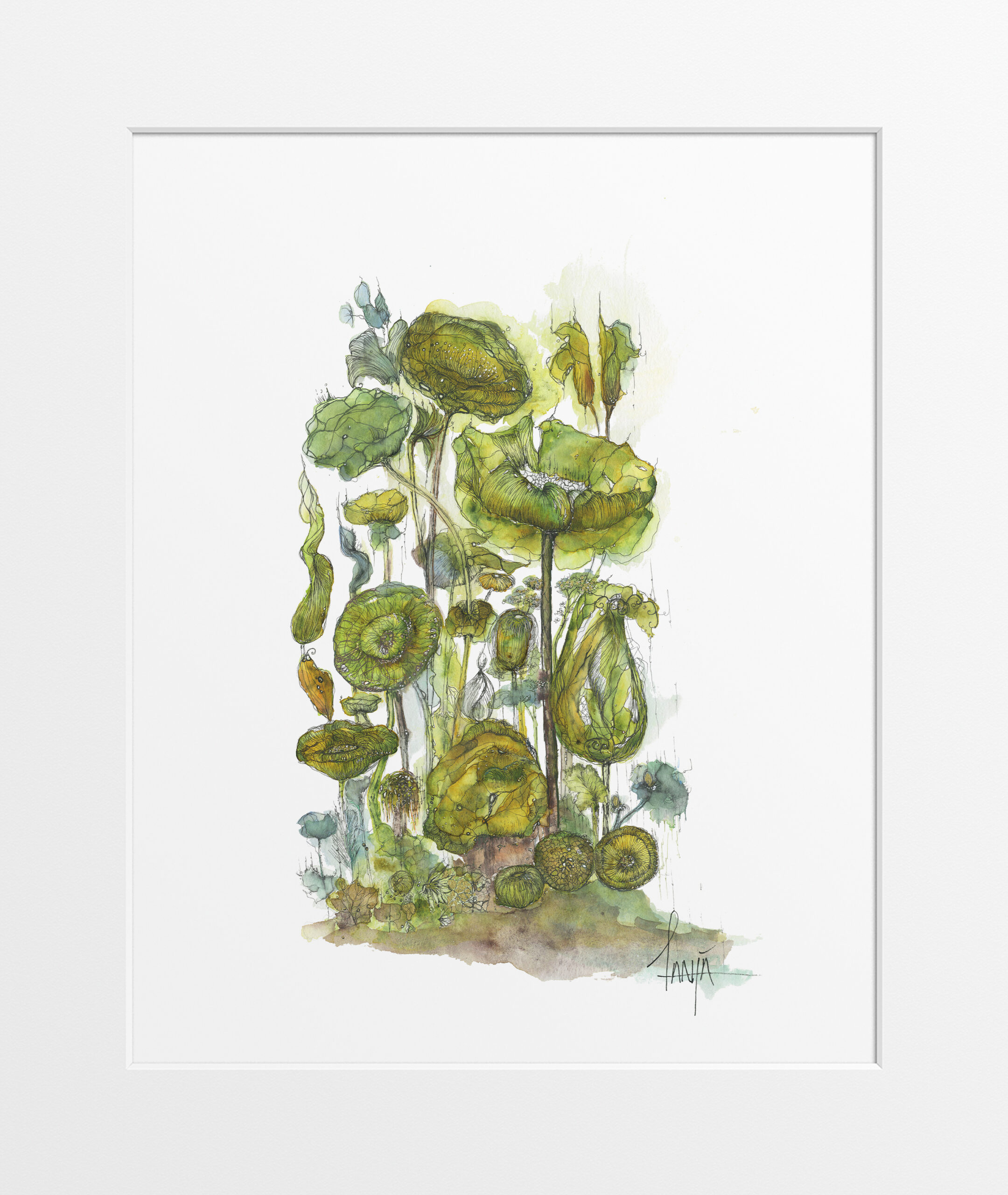 Original - Wild Grace Bloom Series - "Rooted in Renewal"