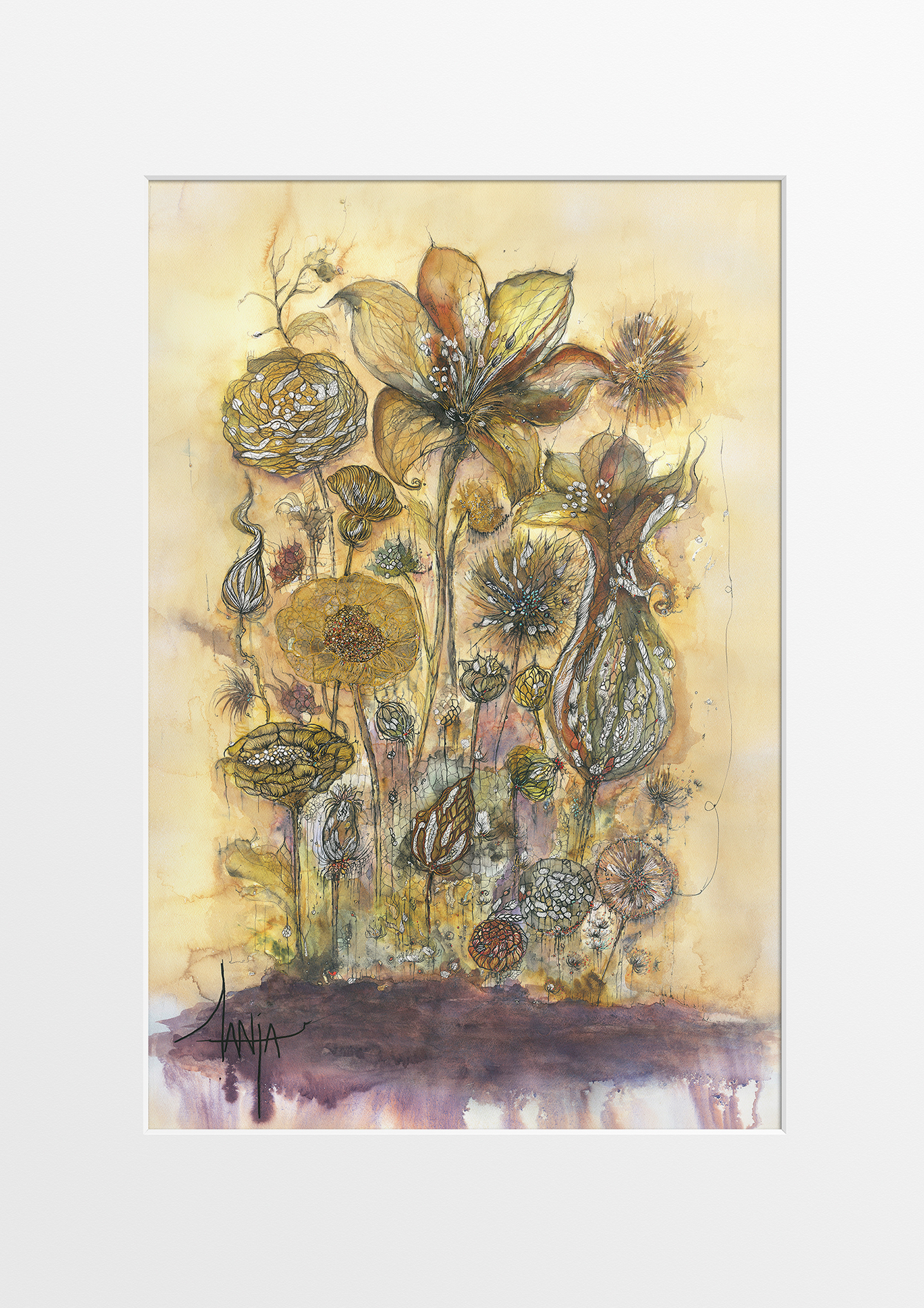 Original - Wild Grace Bloom Series - "Whispers of Autumn Bloom"
