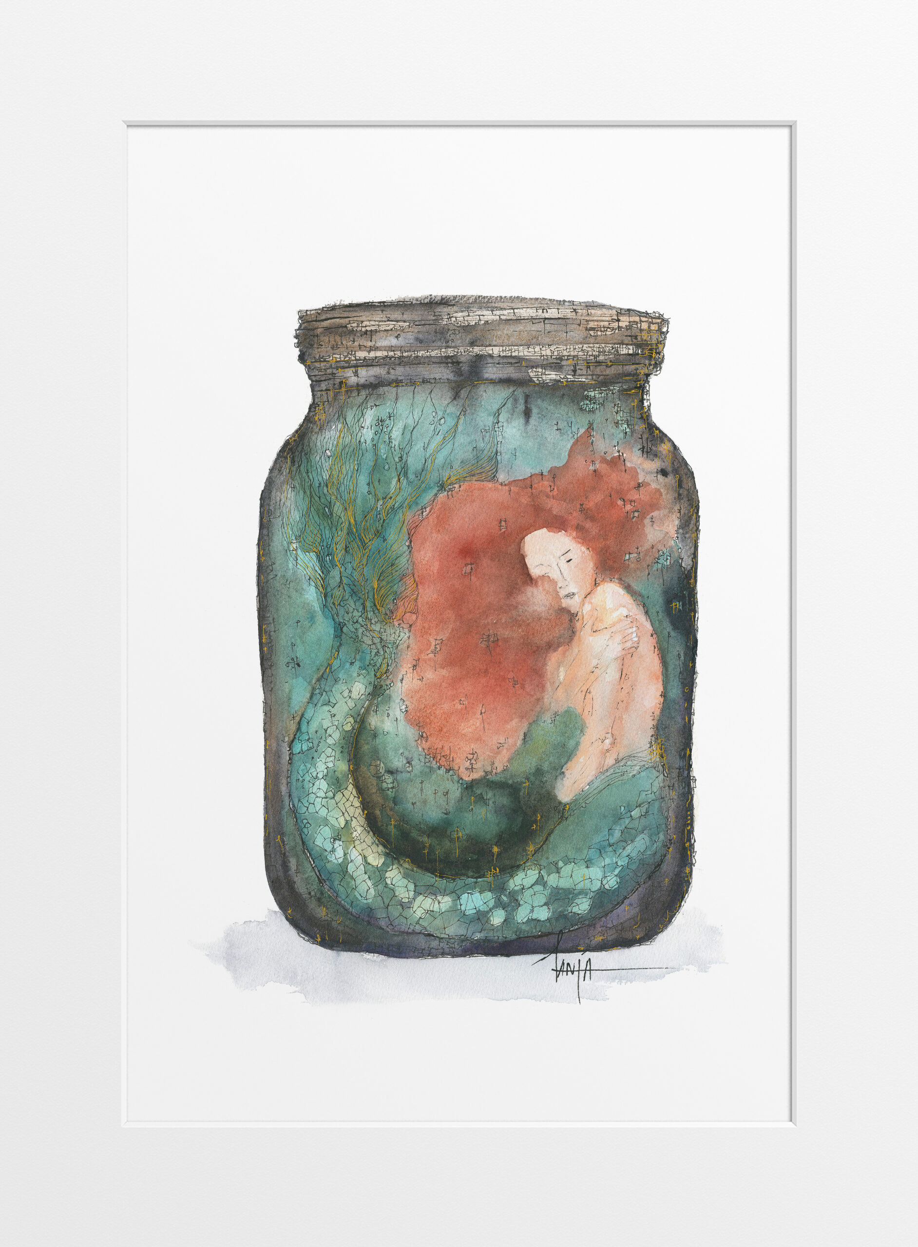 Print - Mermaid Series - "Contained, Yet Infinite"