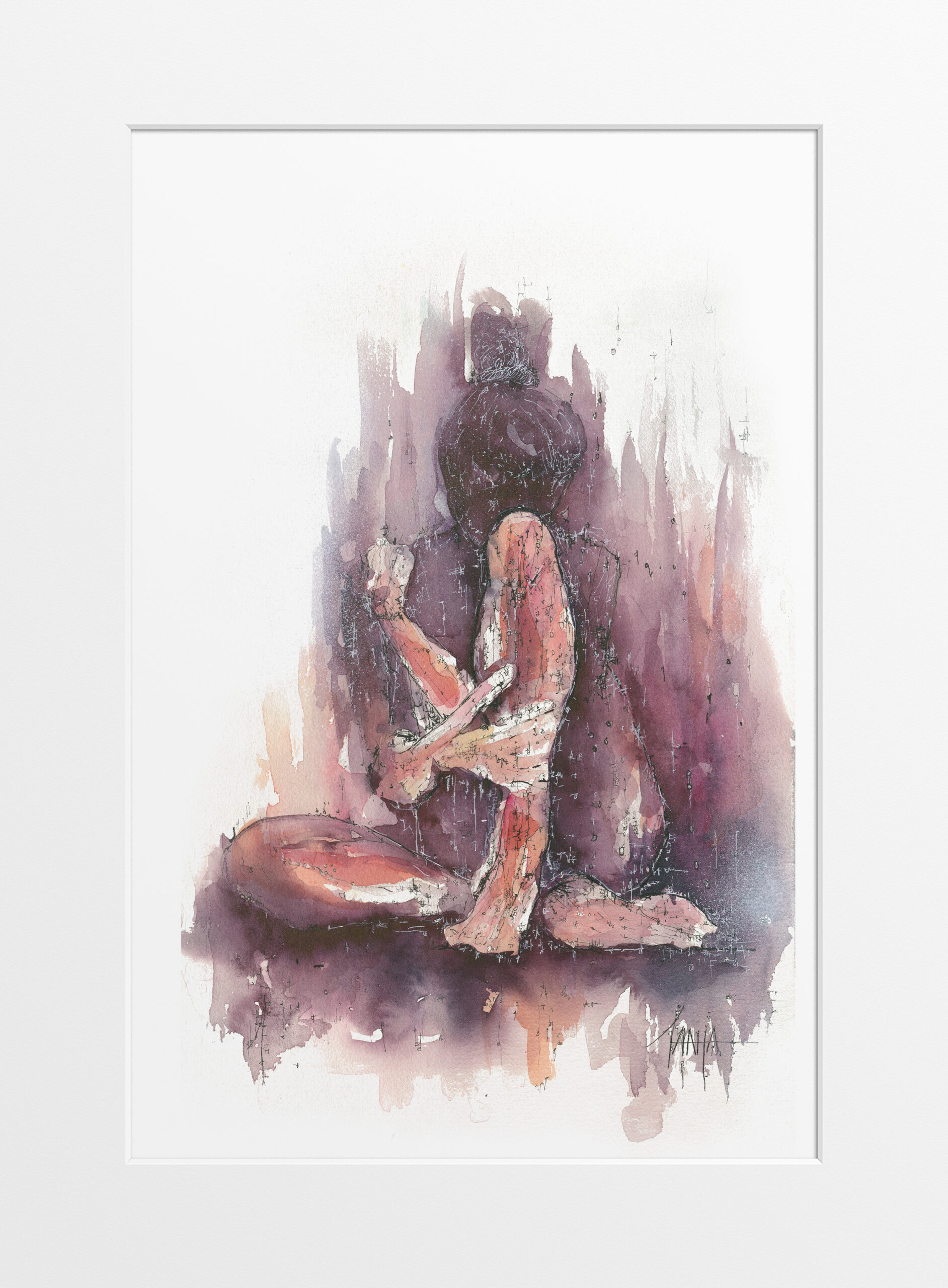 Print - Figure Series - "Breathing in Stillness"