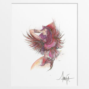 Original - Figure Series - "Crimson Call"